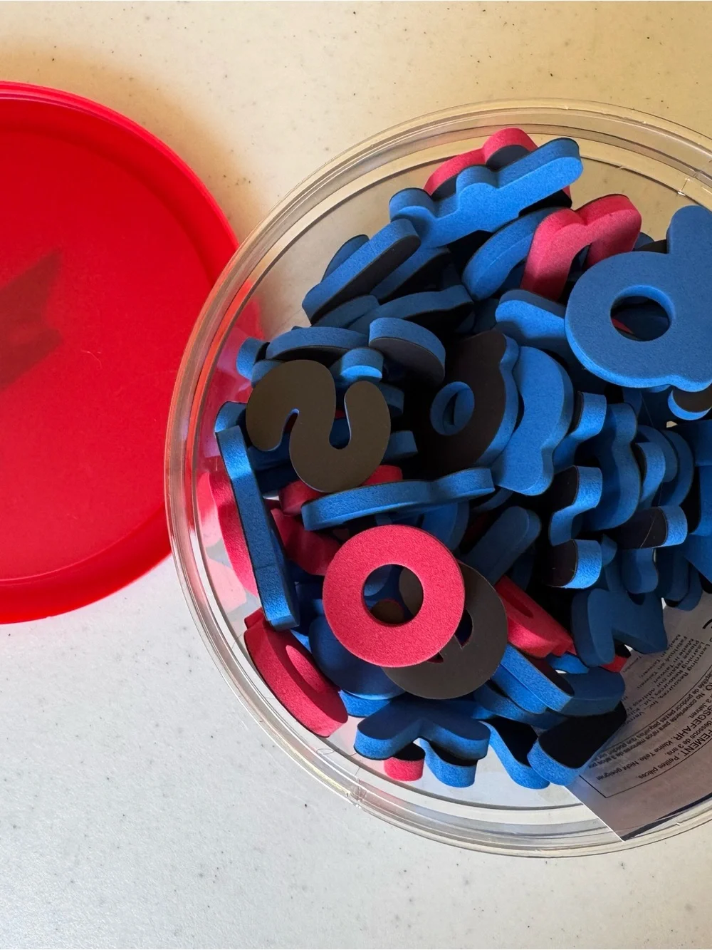 Magnetic Lowercase Learning Letters - Blue & Red Set